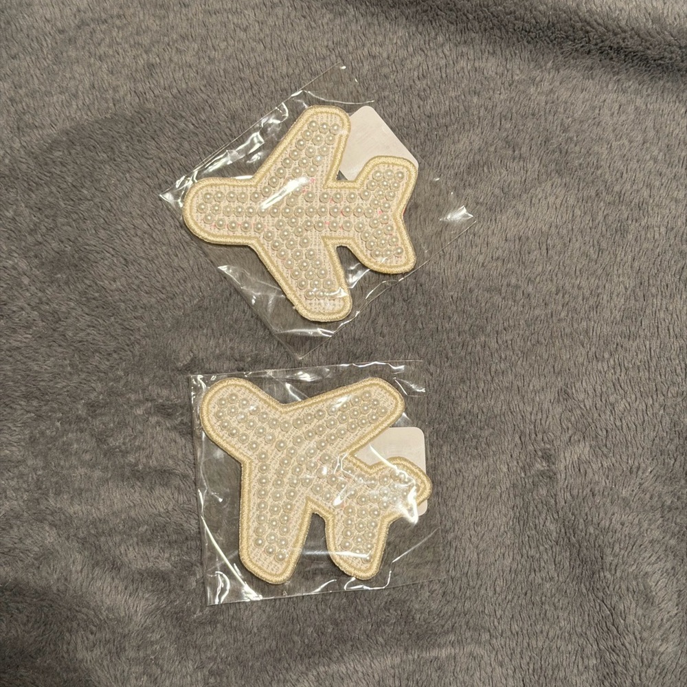 NWT Stoney clover lane pearl airplane patches